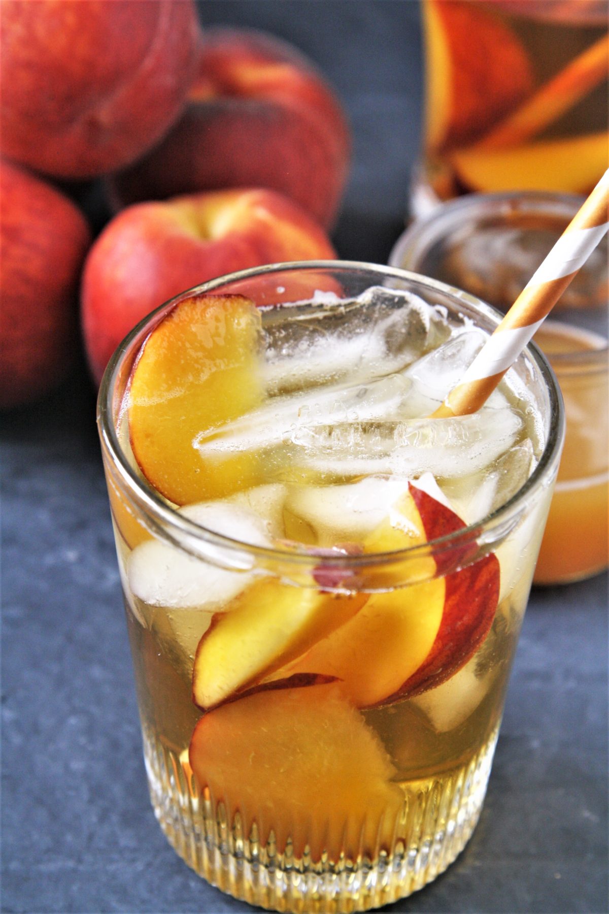 Ginger Peach Iced Tea - SideChef