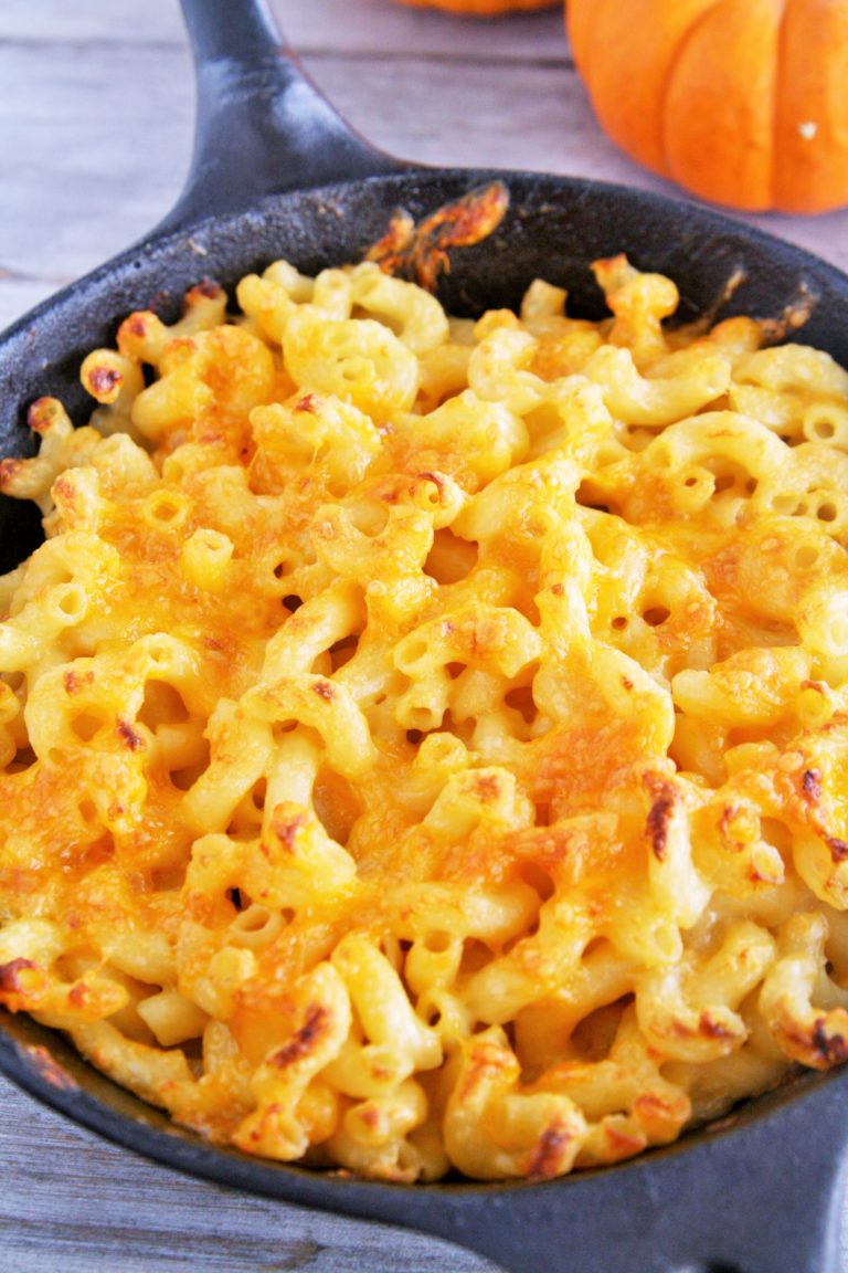 Pumpkin Macaroni and Cheese - The Tasty Bite
