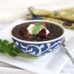 Cuban Black Bean Soup with Smoked Ham Hock (Frijoles Negros)