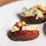 Blue Cheese and Walnut Stuffed Dates