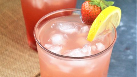 Strawberry Pink Lemonade - The Tasty Bite