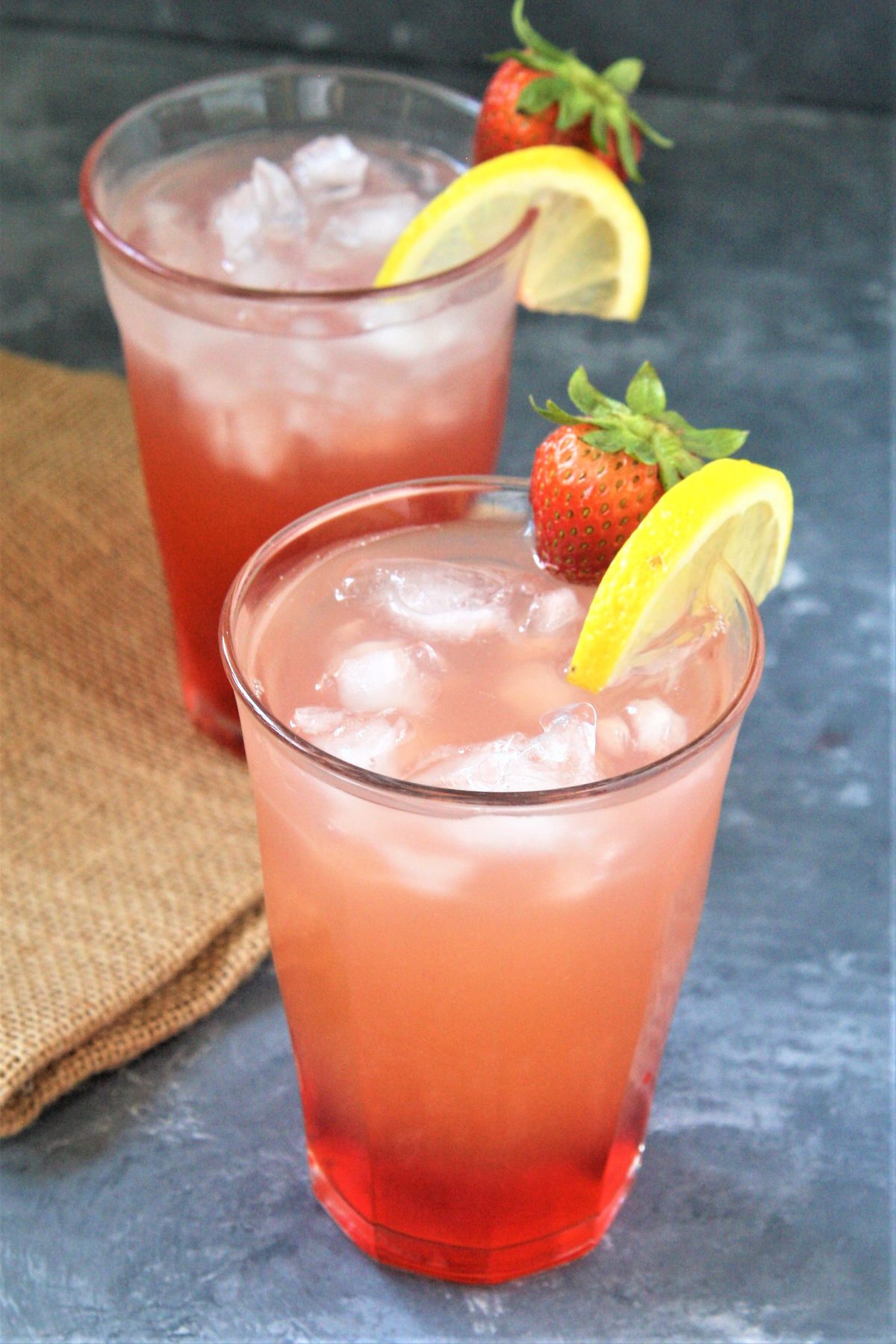 Strawberry Pink Lemonade - The Tasty Bite