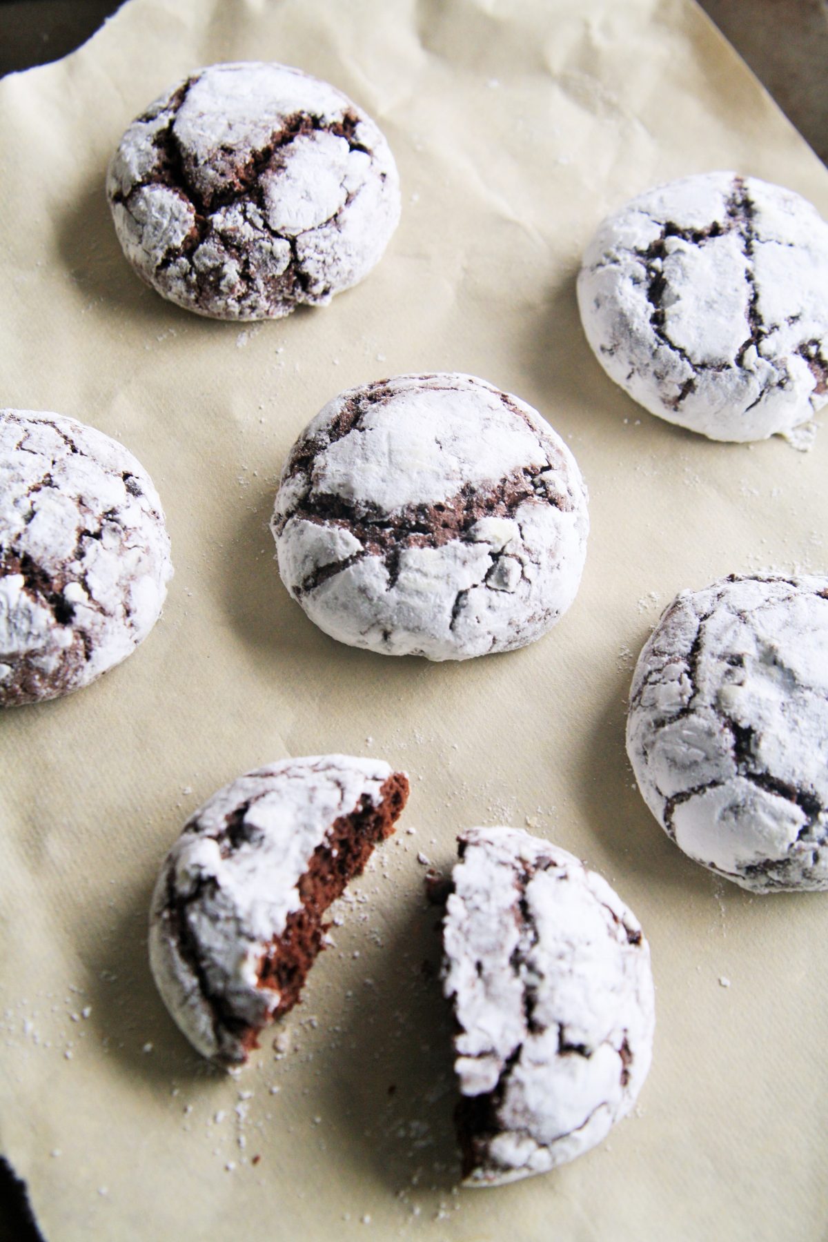 Mexican Mocha Crinkle Cookies - The Tasty Bite