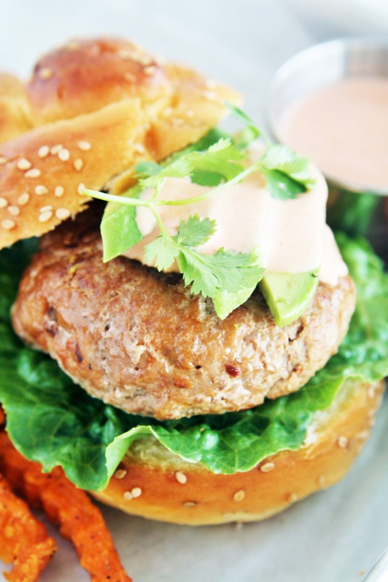 Southwestern Turkey Burgers with Chipotle Aioli - The Tasty Bite