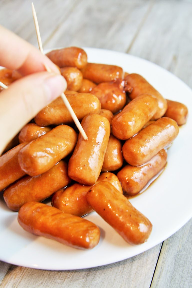 Instant Pot BBQ Glazed Little Smokies - The Tasty Bite