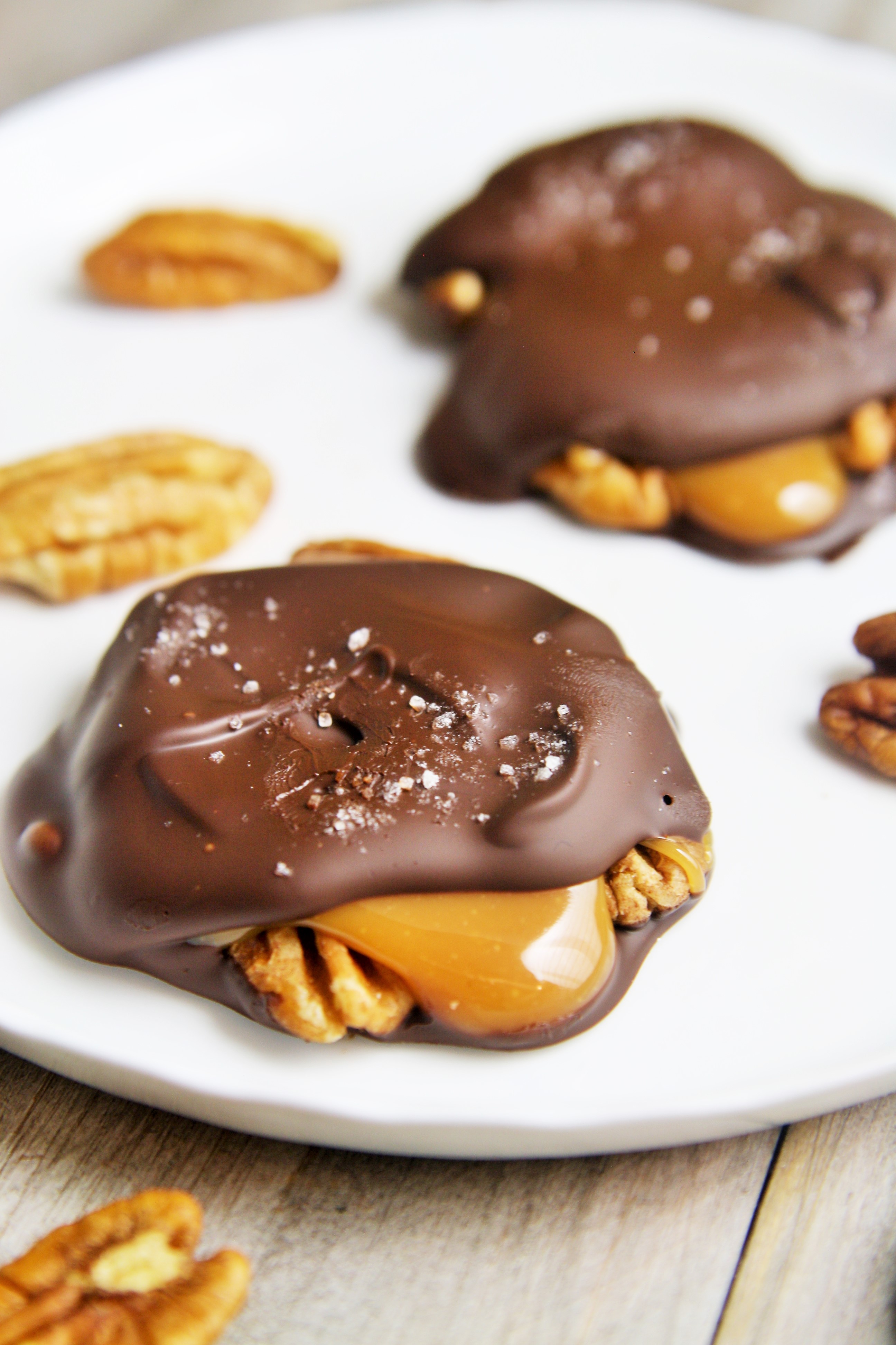 homemade-chocolate-pecan-turtles-the-tasty-bite