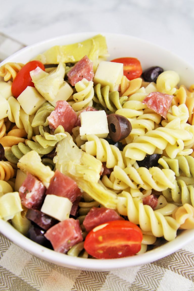 Italian Antipasto Pasta Salad - The Tasty Bite