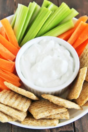 Lightened Up Blue Cheese Dressing - The Tasty Bite