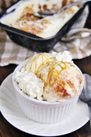 No-Churn Apple Pie Ice Cream - The Tasty Bite