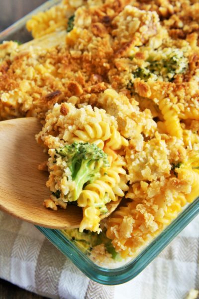 Cheesy Turkey Noodle Casserole - The Tasty Bite