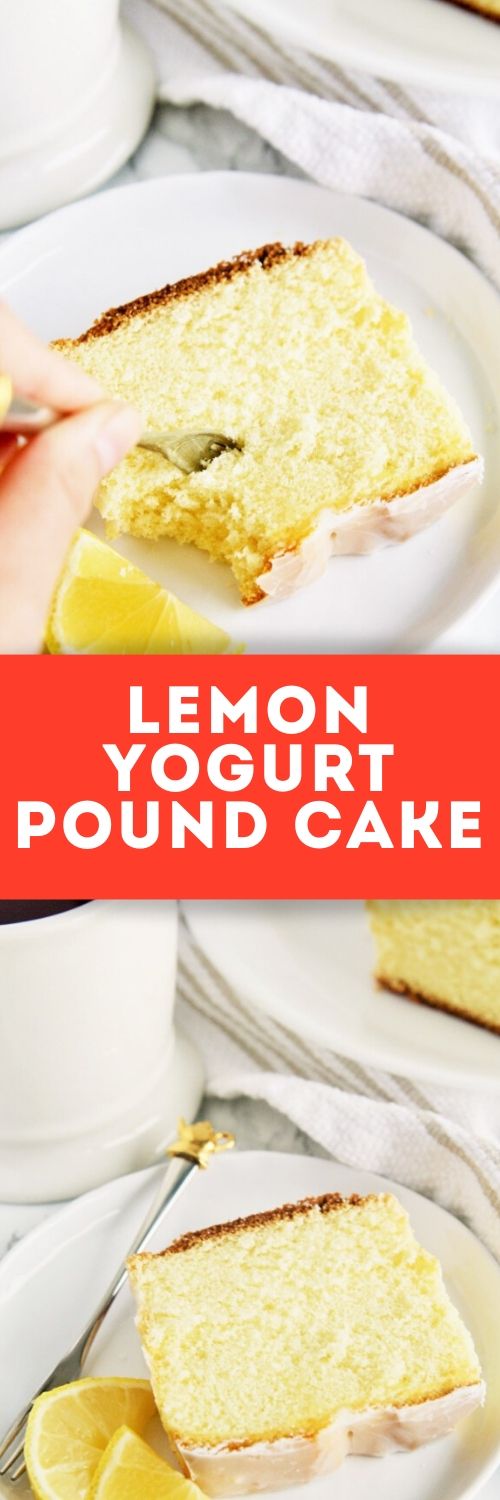 Lemon Yogurt Pound Cake - The Tasty Bite