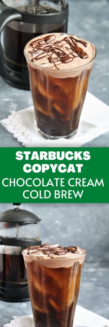 Starbucks Copycat Chocolate Cream Cold Brew - The Tasty Bite