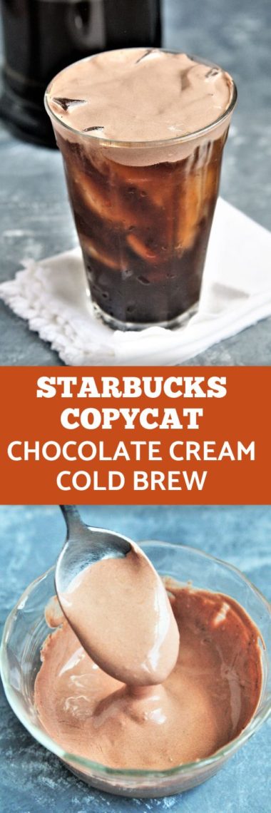 Starbucks Copycat Chocolate Cream Cold Brew - The Tasty Bite