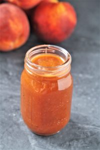 Barbecue sauce is a staple in the United States, and when you top your next grilled dinner with this sweet and tangy whiskey peach BBQ sauce, you may just never go back to store-bought sauces.