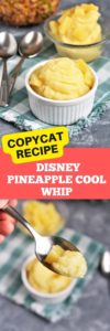 Sweet, creamy, frosty Copycat Disney Dole Whip can easily be made at home with only a few simple ingredients! This pineapple soft serve is the perfect refreshing dessert to enjoy on a hot summer day.