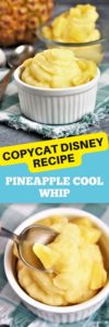 Sweet, creamy, frosty Copycat Disney Dole Whip can easily be made at home with only a few simple ingredients! This pineapple soft serve is the perfect refreshing dessert to enjoy on a hot summer day.