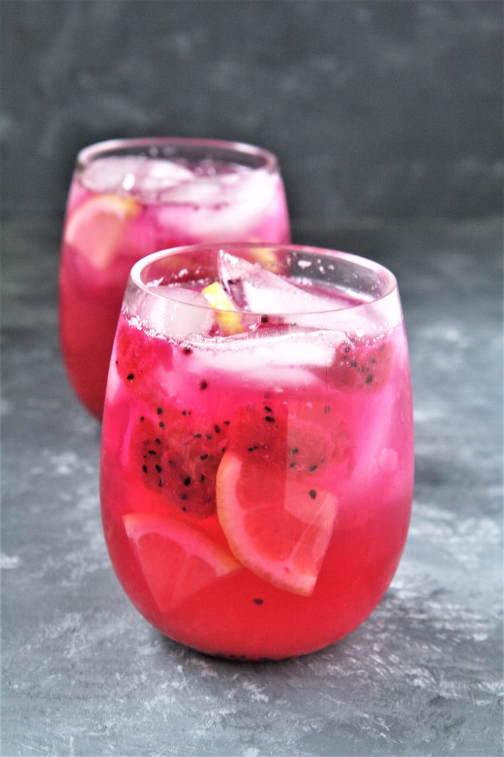 Starbucks Copycat Mango Dragonfruit Lemonade Refresher - The Tasty Bite