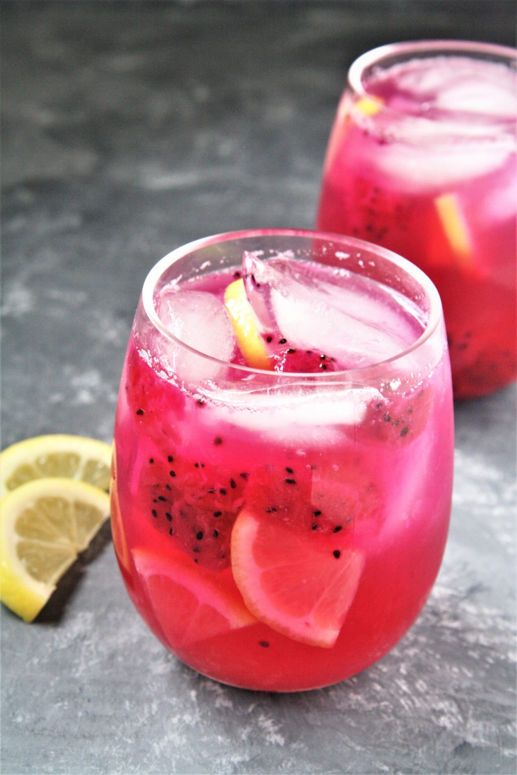 Starbucks Copycat Mango Dragonfruit Lemonade Refresher - The Tasty Bite