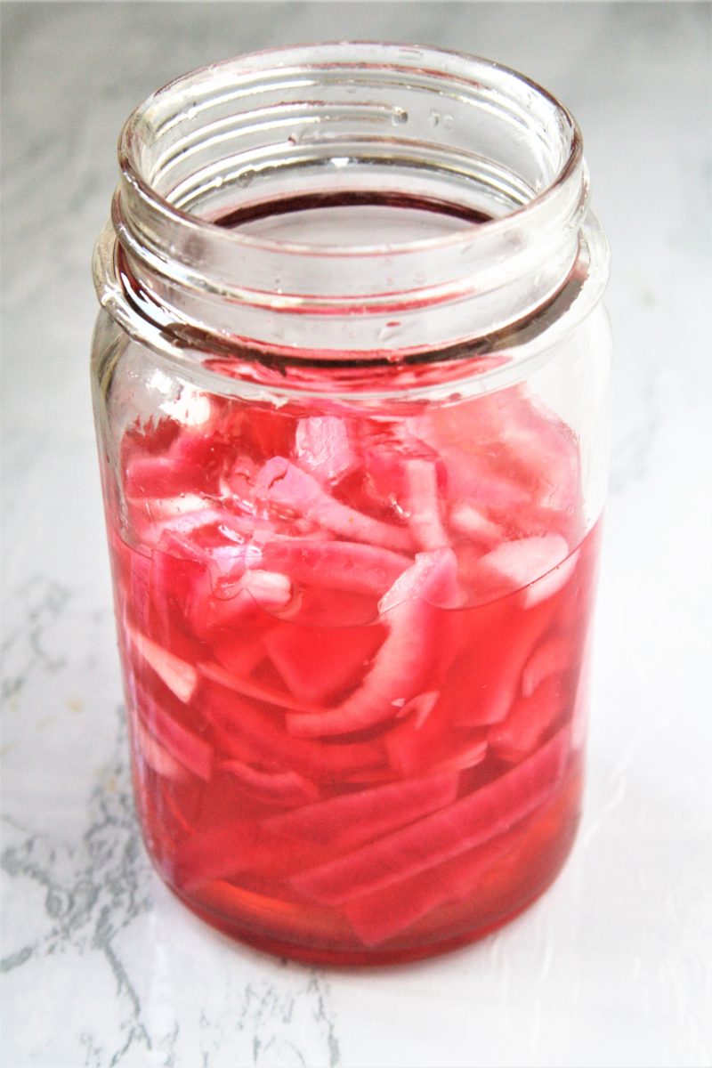 Quick and Easy Pickled Red Onions - The Tasty Bite