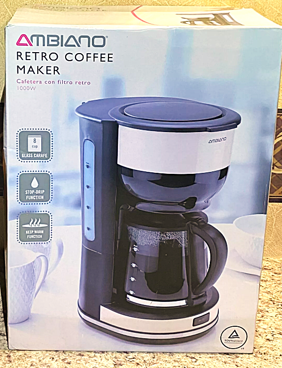 The Ambiano Retro Drip Style 12-Cup Coffee Maker combines classic drip brewing with a stylish, retro design, offering an easy and satisfying coffee experience for those who enjoy traditional brewing methods with a touch of flair. This review will dive into its features, performance, and design to help you determine if it's the right fit for your daily coffee routine.