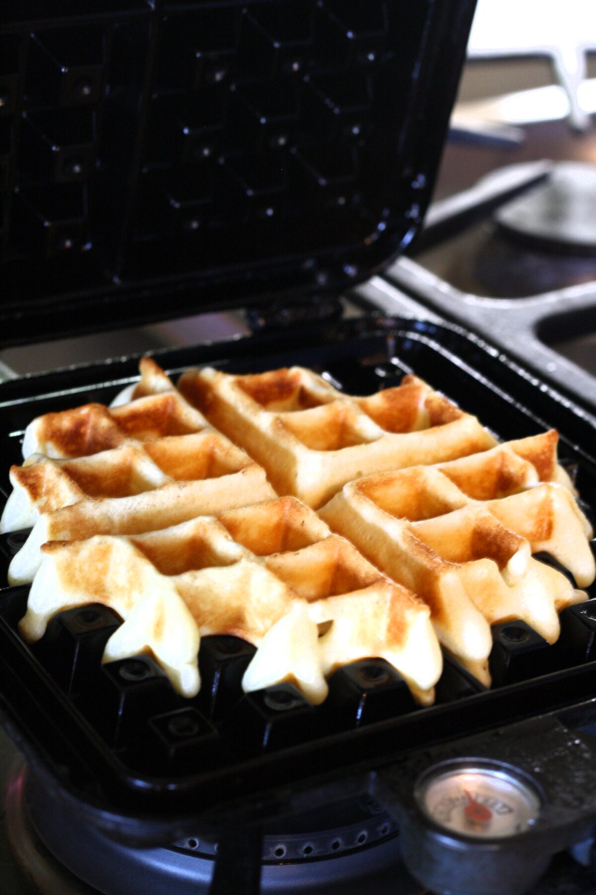 Did you know you can make a batch of delicious waffles using Krusteaz pancake mix! These waffles turn out wonderfully fluffy on the inside and perfectly crisp on the outside. 