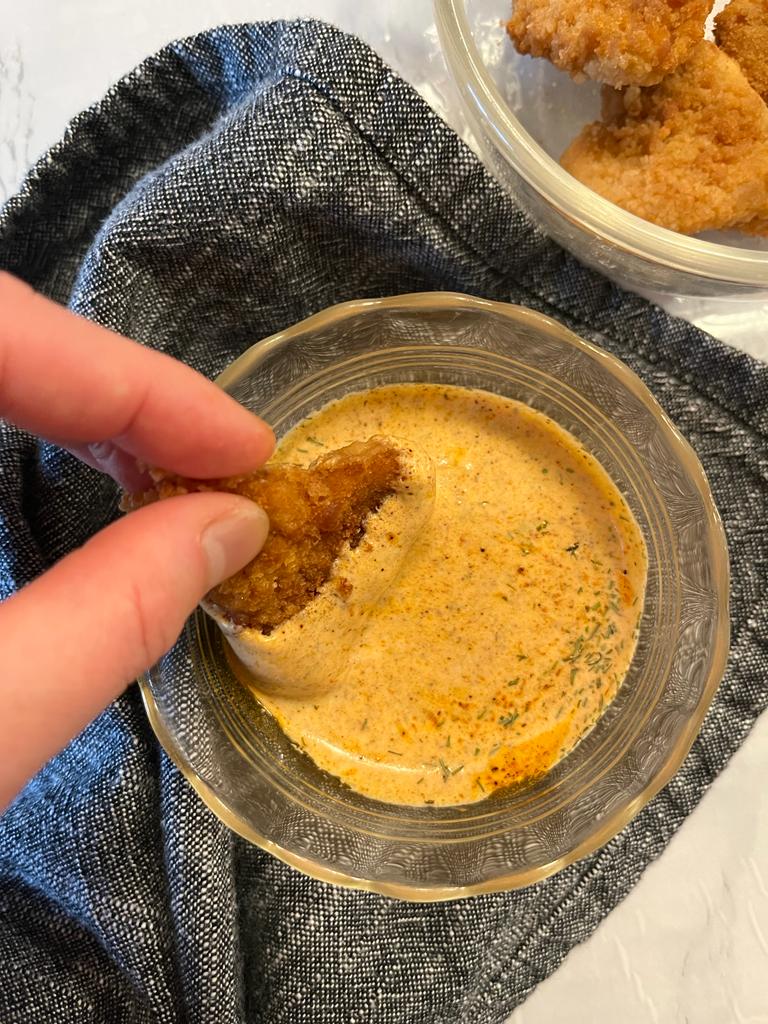 Learn how to make the delicious Popeyes Blackened Ranch Sauce with this easy copycat recipe. It's creamy, smoky, and subtly spicy dipping sauce that brings New Orleans-style flavor to your table.