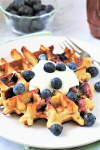 These Kodiak Power Cakes waffles are a delicious, protein-packed breakfast made with wholesome ingredients like whole grains and are easily customizable with your favorite add-ins.